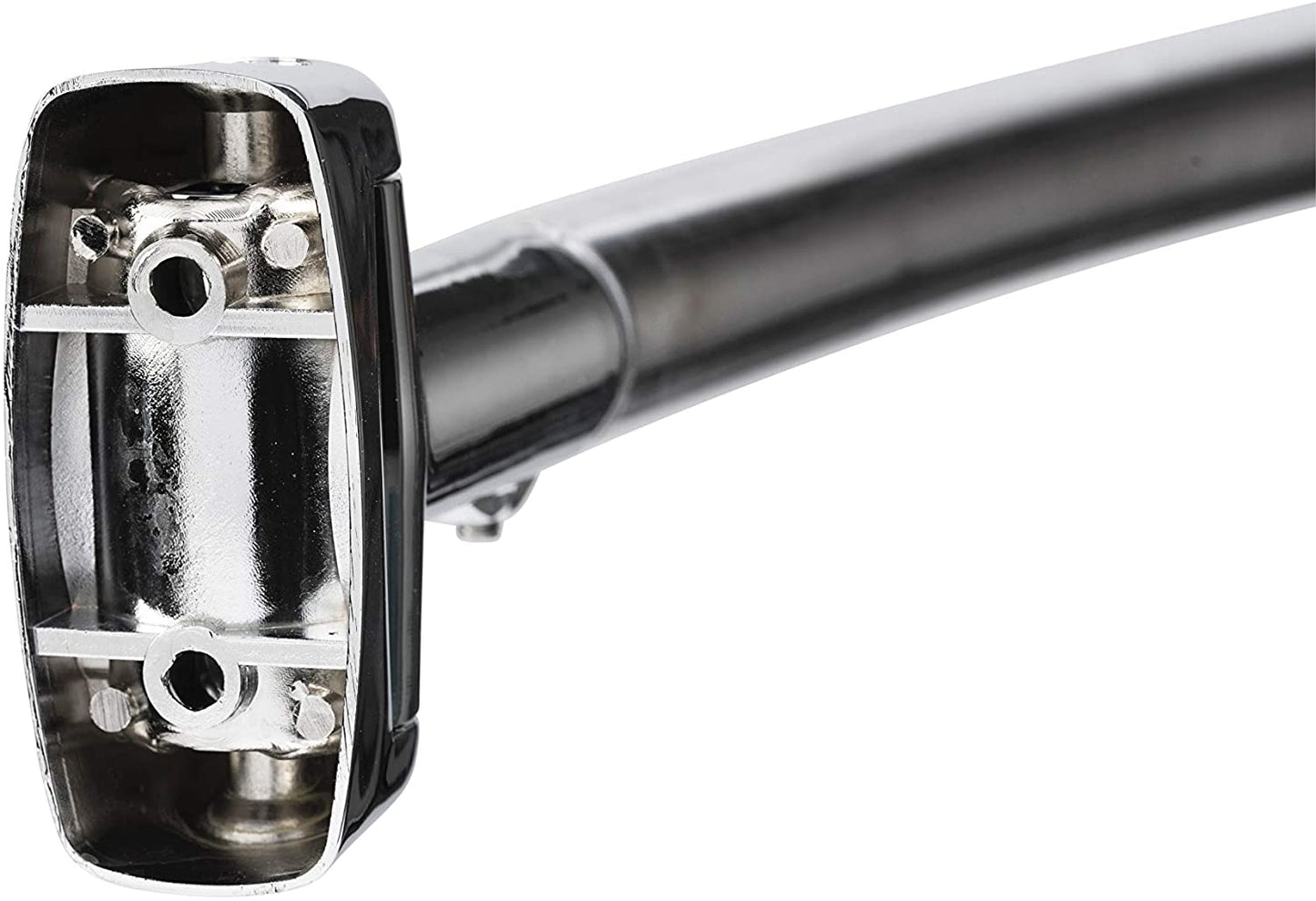 Croydex Stainless Steel Premium Extendable Telescopic Curved Rod, 1080 - 1850mm