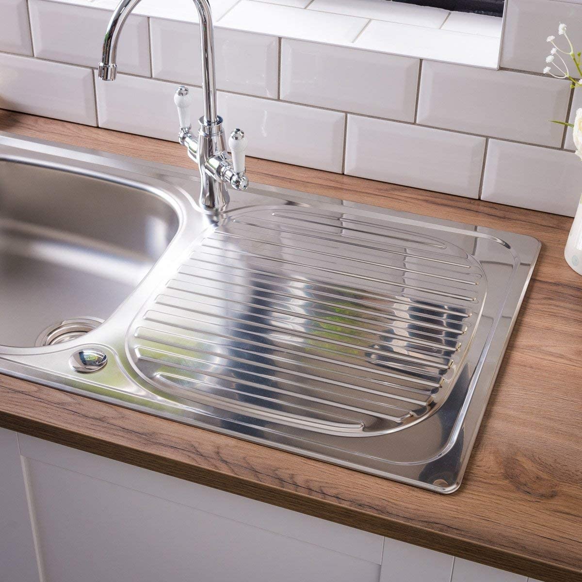 Leisure Linear LR9501XS 950x508mm Stainless Steel Large Bowl Kitchen Sink+Wastes