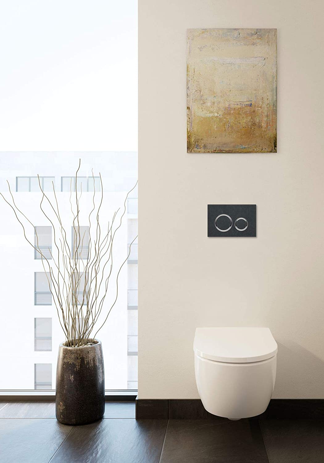 Keramag VBBD76151001 Wall-Mounted Toilet Rimless it! white (alpine)