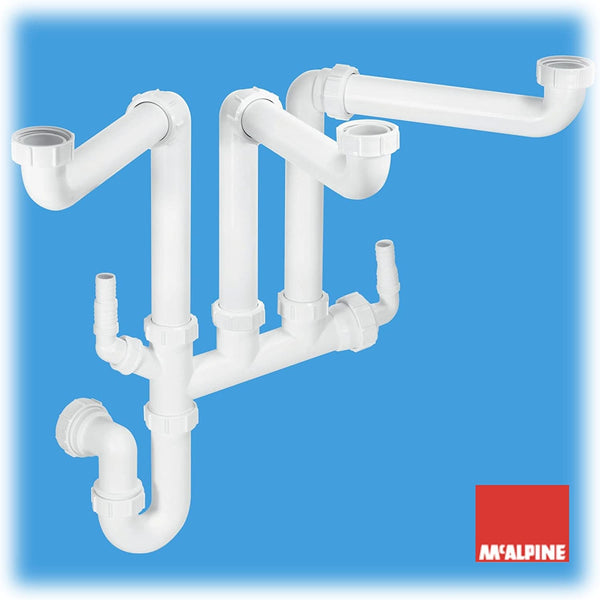 McAlpine SSK3 Waste Kit for 2.5 or 3 Bowl Sinks