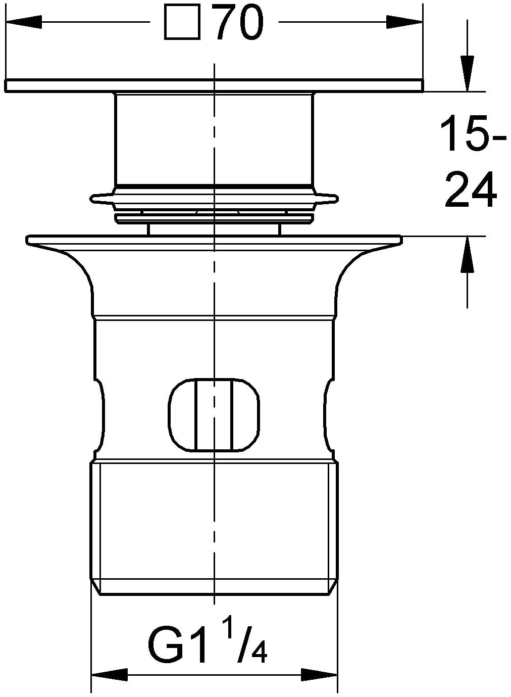 Grohe 40565000 Valve Outlet Valve
