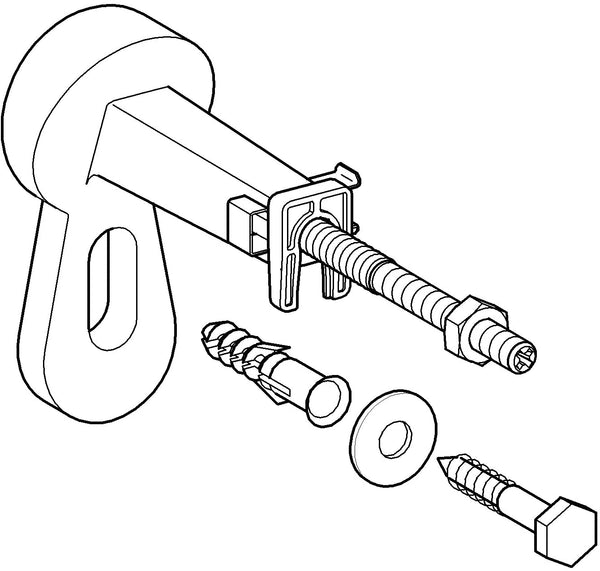 Grohe, rapid SL installation system for wall-mounted toilets, 1.00&nbsp;m, 38525001