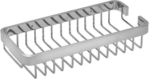 Croydex Aluminium Cosmetic Basket, Stainless-Steel, Chrome, 12.5x26x14 cm