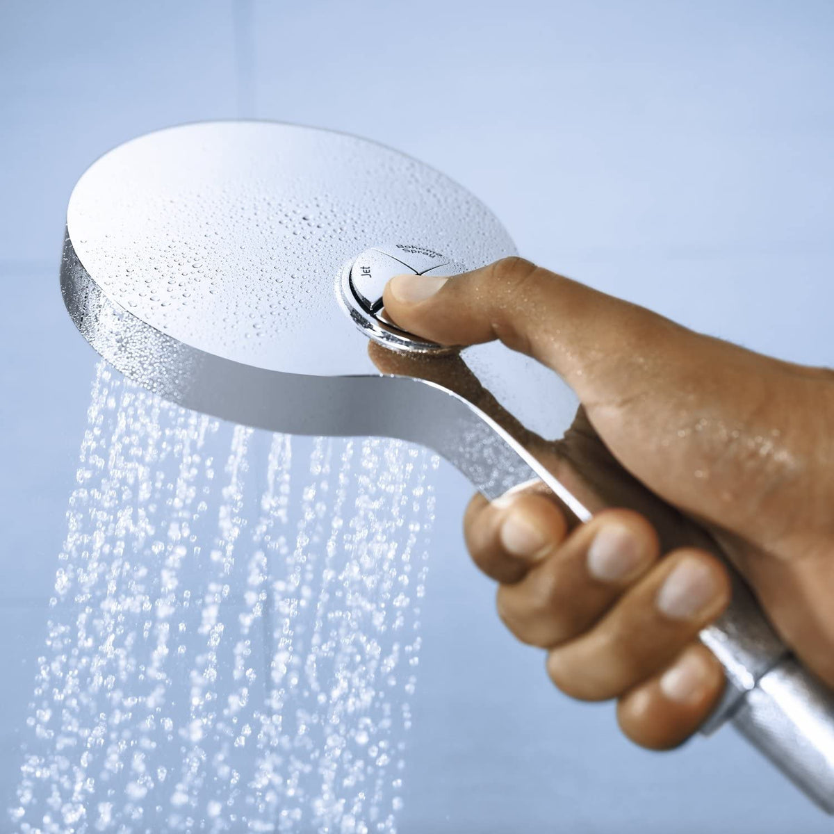 GROHE 27741000 Power and Soul Cosmopolitan Set with Hand Shower (115 mm), Shower Hose (1250 mm) and Hand Shower Holder
