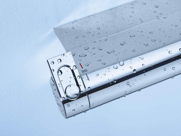 GROHE 34469001 Grohtherm 2000 Thermostatic Shower Mixer, Easyreach Tray