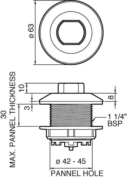 GROHE 38488000 | Air Button