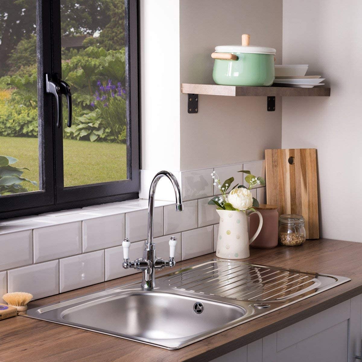 Leisure Linear LR9501XS 950x508mm Stainless Steel Large Bowl Kitchen Sink+Wastes