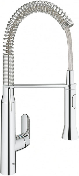 GROHE 30311DC0 Single-Lever Essence Kitchen Tap with Electronic Foot Control - Stainless Steel