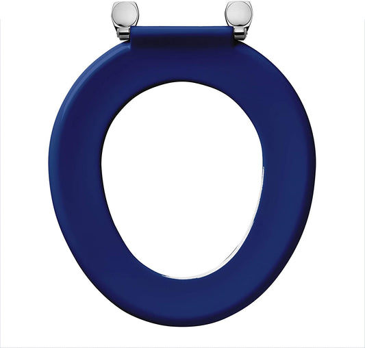 Armitage Shanks S406336 Dark Blue Bakasan Toilet Seat, No Cover, Metal