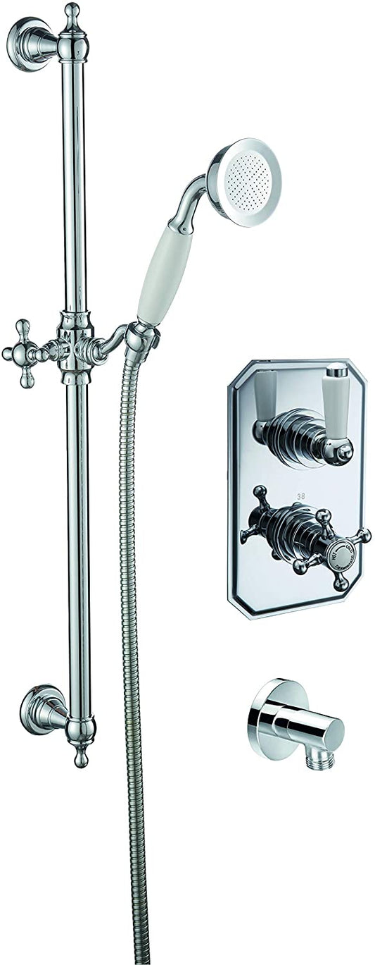 Trisen Sterma TSS106 Chrome Traditional Conceled Thermostatic Shower Kit