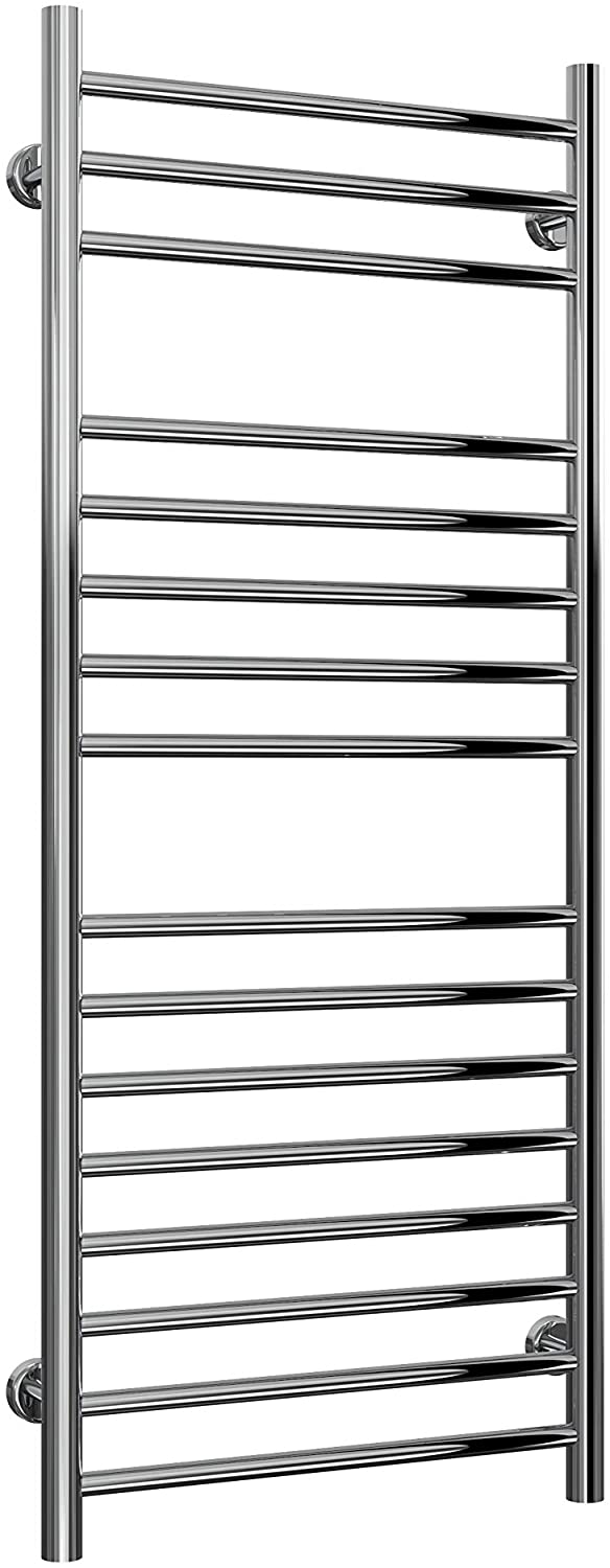 Reina Luna Polished Stainless Steel Designer Radiator 1200 x 500 R The One Stop Bathroom Shop