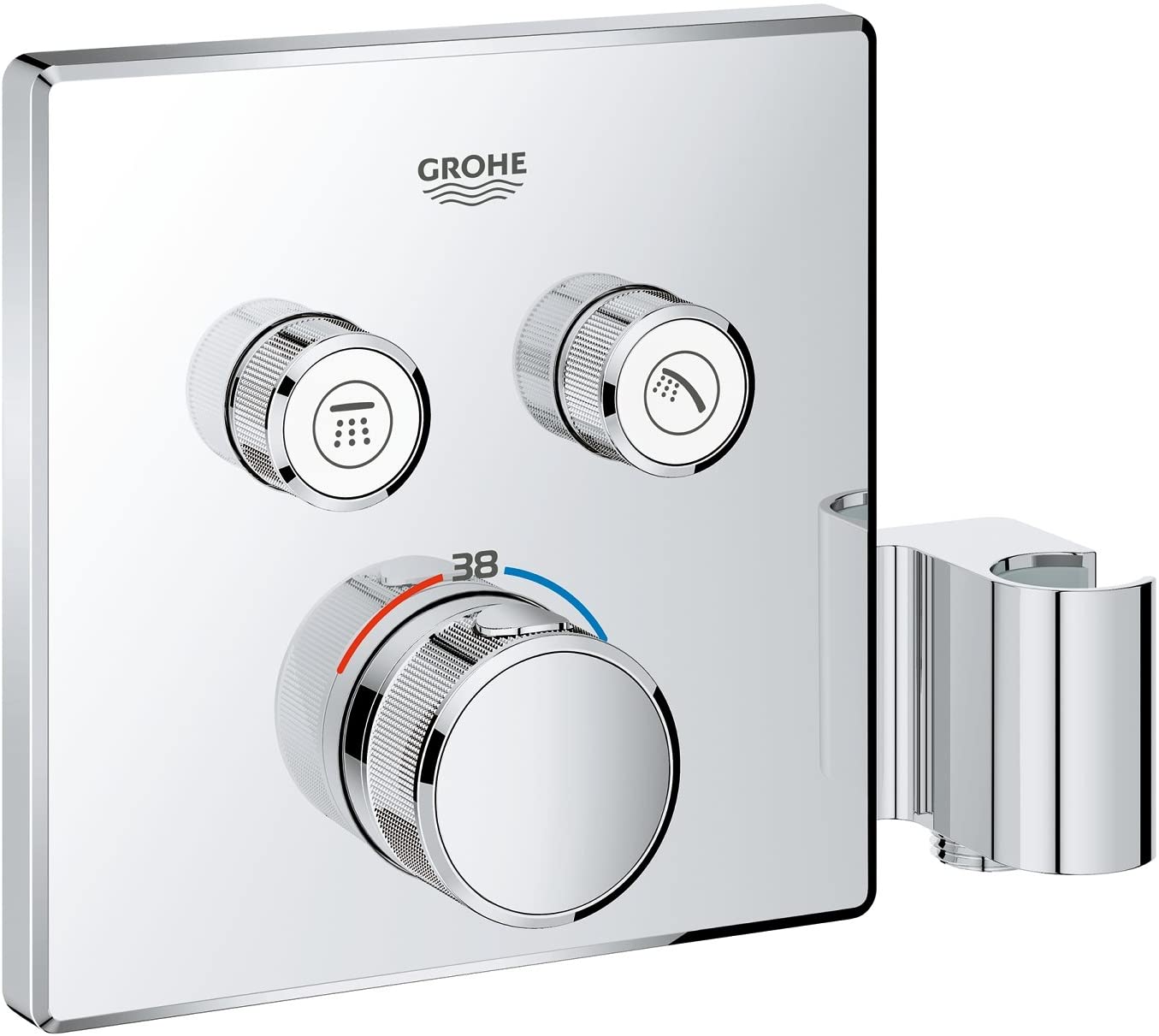 Grohe Grohtherm SmartControl thermostat with shut-off valve