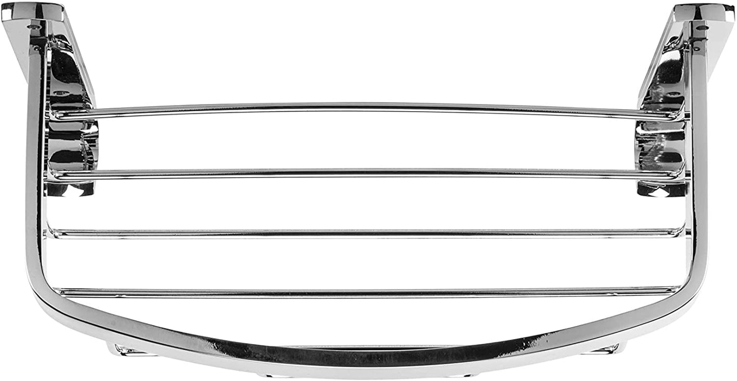 Croydex Aluminum Curved Bathroom Storage Basket Shower Caddy, Lifetime Rust Free Guarantee