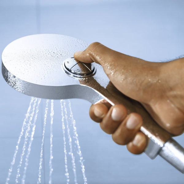 GROHE 27741000 Power and Soul Cosmopolitan Set with Hand Shower (115 mm), Shower Hose (1250 mm) and Hand Shower Holder