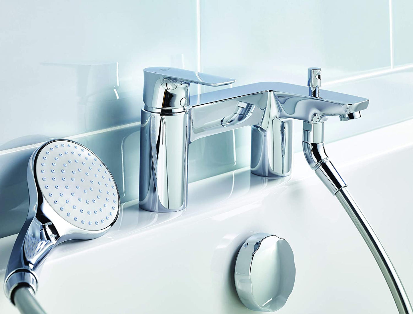 Ideal Standard A7052AA Concept Air 2 tap Hole Bath Shower Mixer, Chrome