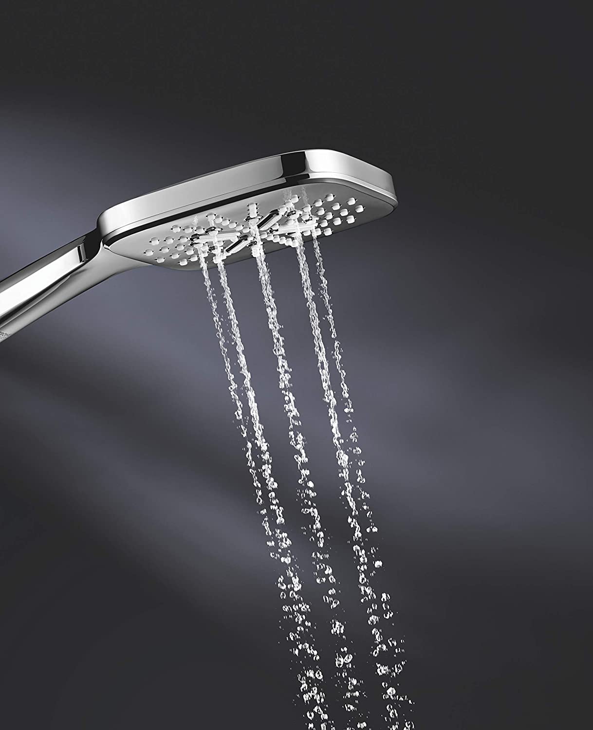 Grohe Rainshower 130 SmartActive Cube 26582000 Shower Head 3 Jet Types Chrome