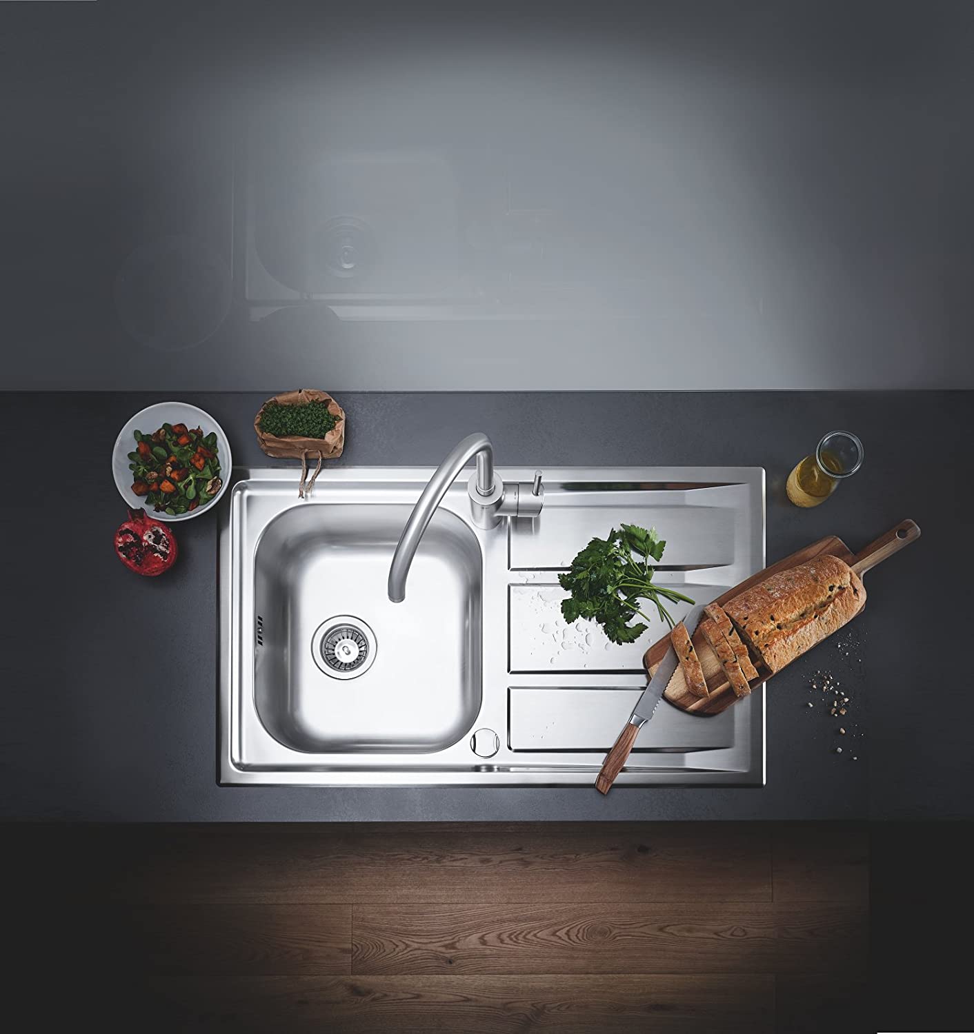 GROHE 31568SD0 | K400+ Sink 1.0 bowl | Stainless Steel
