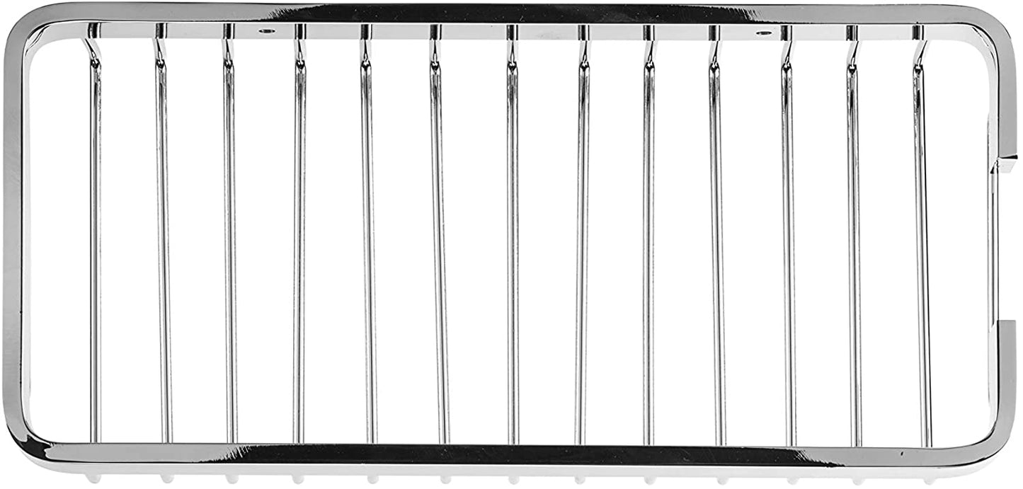 Croydex Aluminium Cosmetic Basket, Stainless-Steel, Chrome, 12.5x26x14 cm