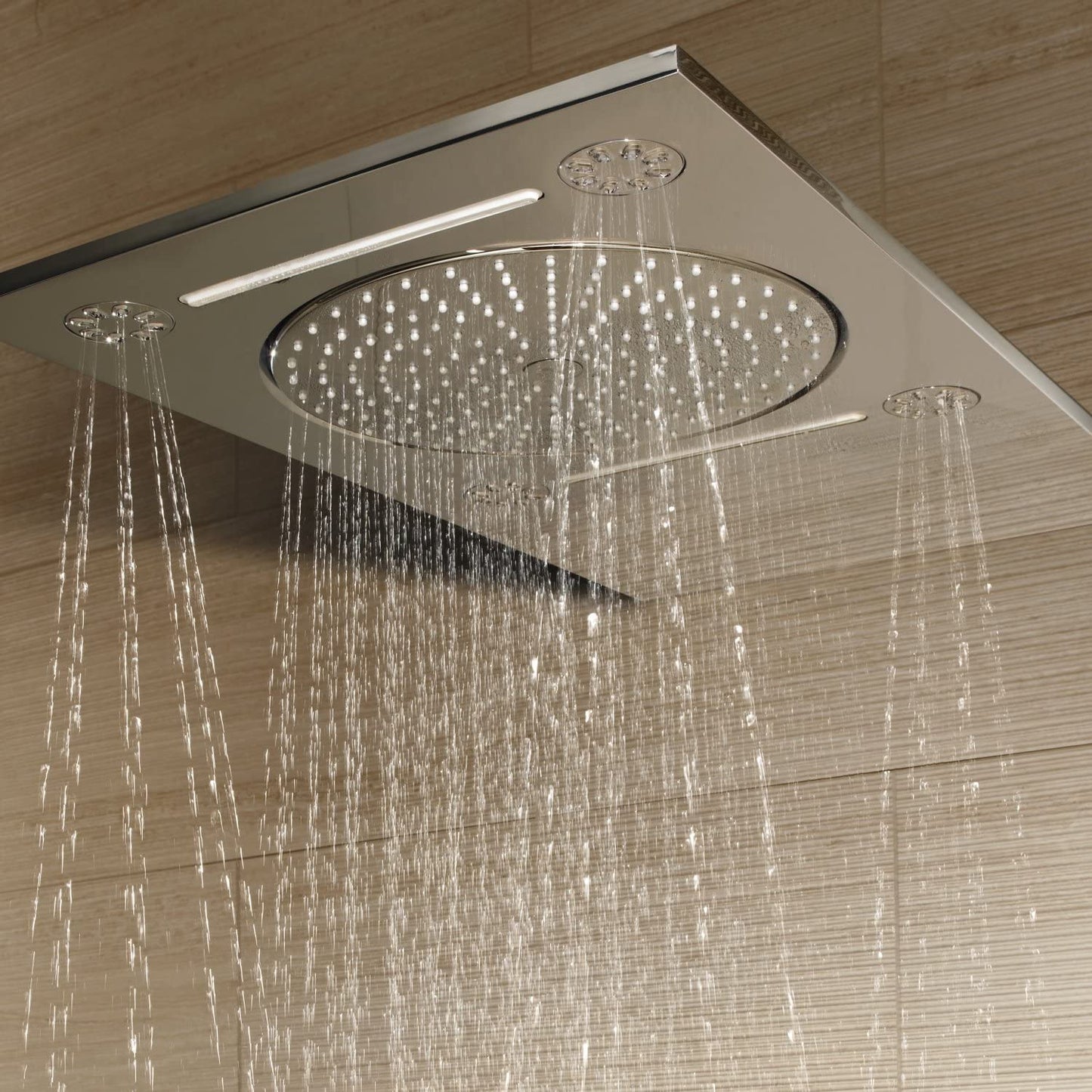 GROHE 27938001 | Rainshower F-Series Head Shower | 3 Sprays