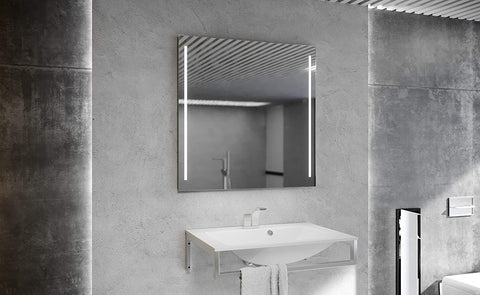 Speculo A1006 1000 x 800 mm Rectangular Illuminated Mirror, with Demister Pad.