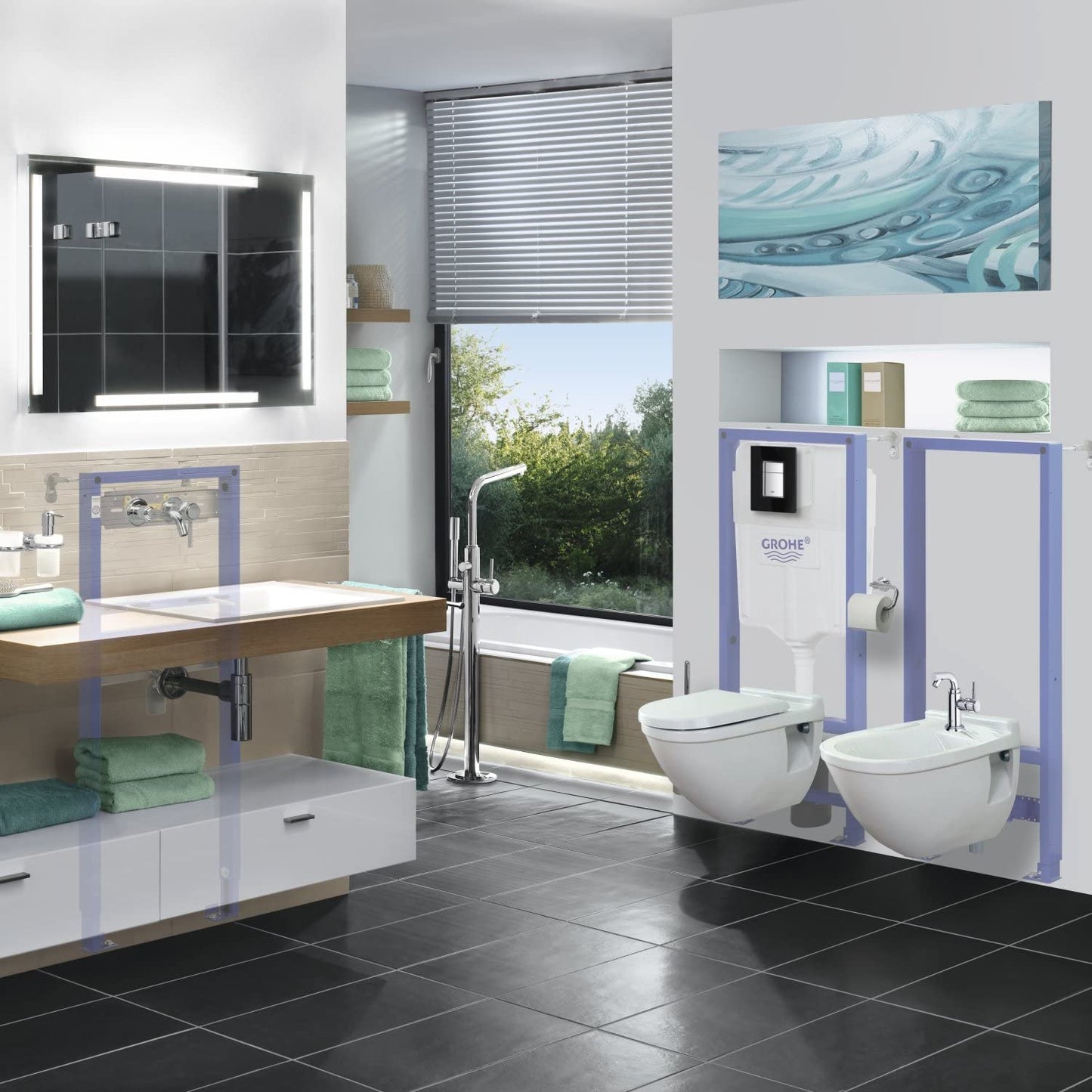 GROHE 38553001 | Rapid SL Installation System | 1.13m