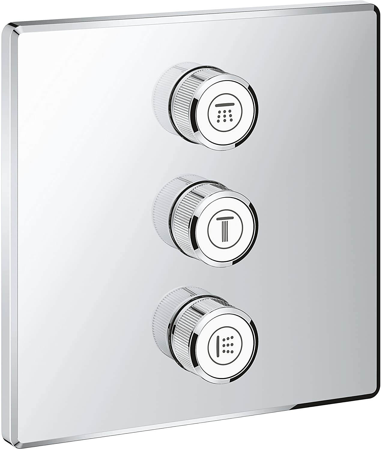 GROHE Grohtherm SmartControl 3-way concealed valve, colour: super steel - 29127DC0