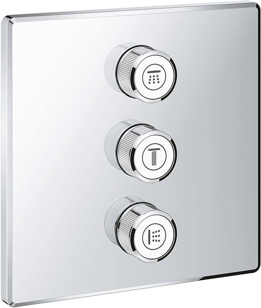 GROHE Grohtherm SmartControl 3-way concealed valve, colour: super steel - 29127DC0