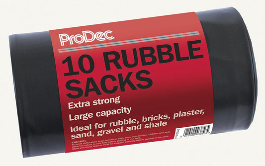 ProDec - 10 x Rubble Sacks - Extra Strong