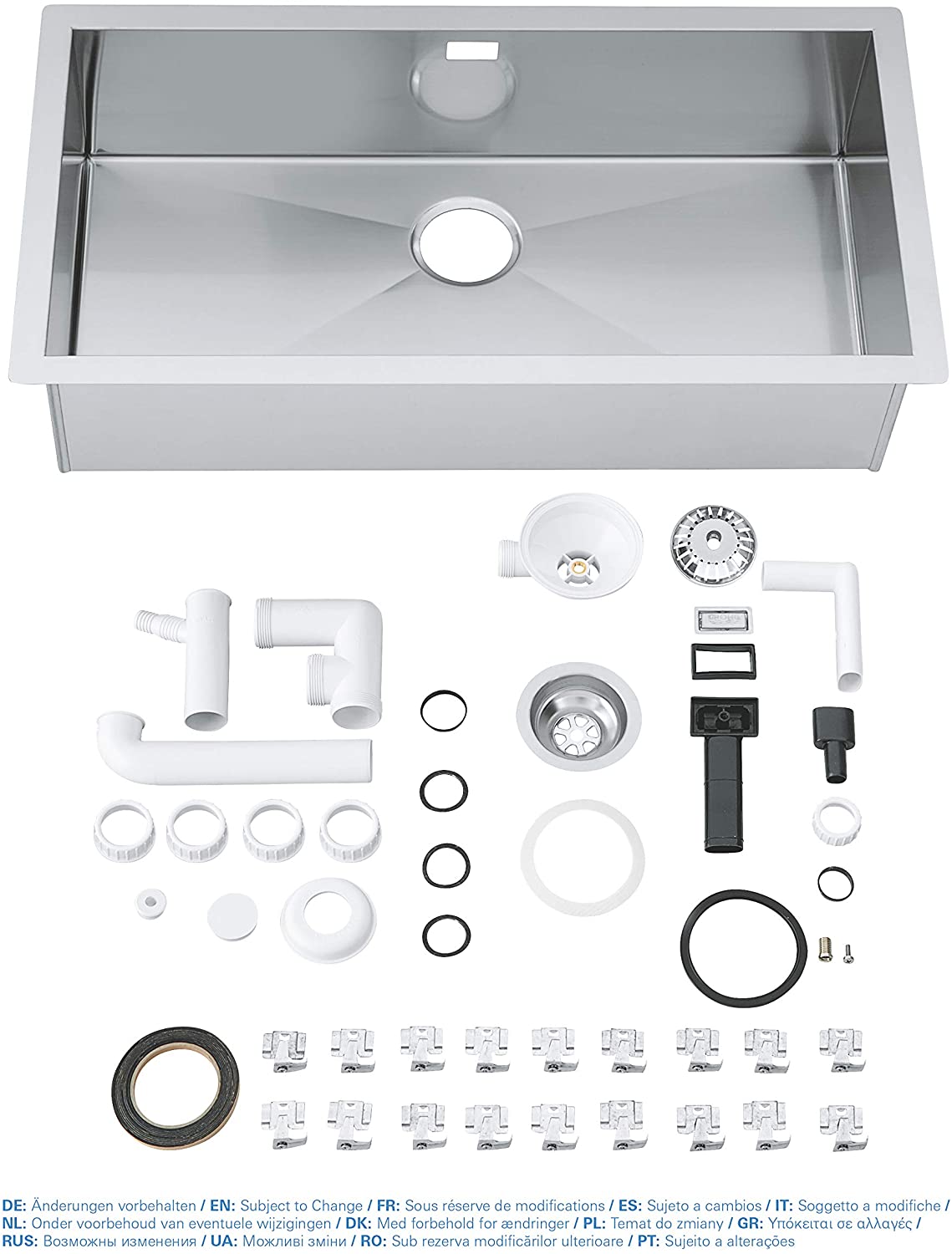 GROHE 31580SD0 | K700 Sink 1.0 bowl | Stainless Steel