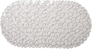 Croydex Pebbles Non- Phthalate PVC Bath Mat, Clear, 700 x 350mm