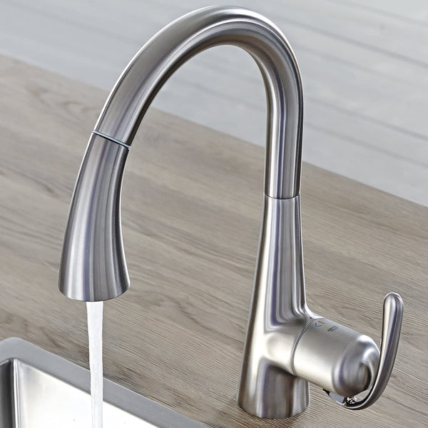 GROHE 32294SD1 | Zedra Kitchen Tap | Pull-Out Comfort Spray | Stainless Steel