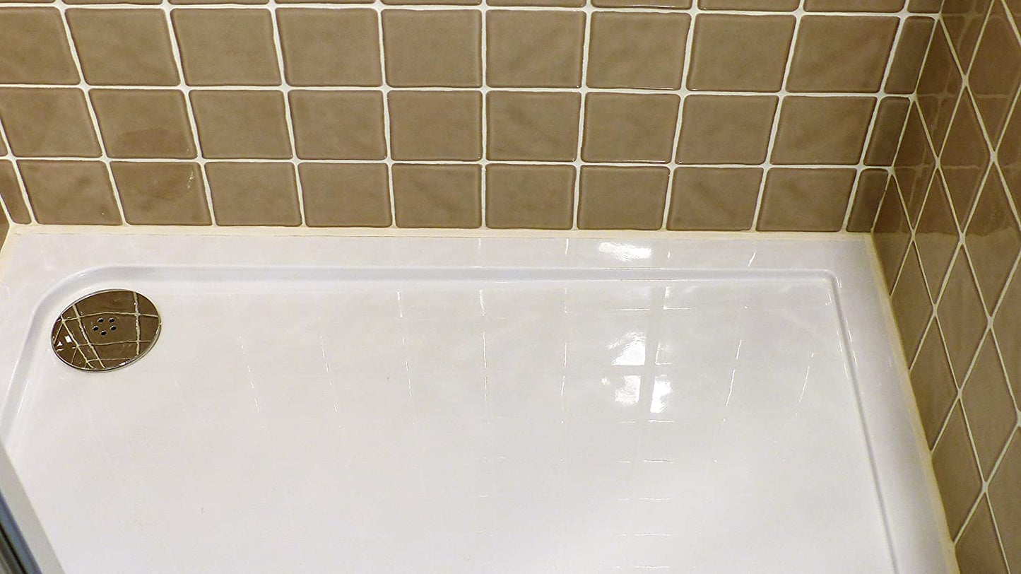 ABM Waterstop WS3.2 Bath/Work Top and Shower Seal, White
