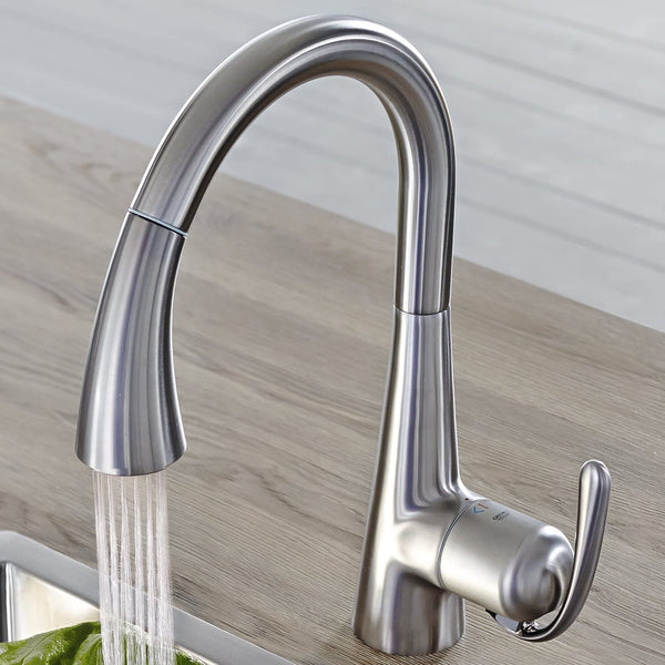 GROHE 32294SD1 | Zedra Kitchen Tap | Pull-Out Comfort Spray | Stainless Steel