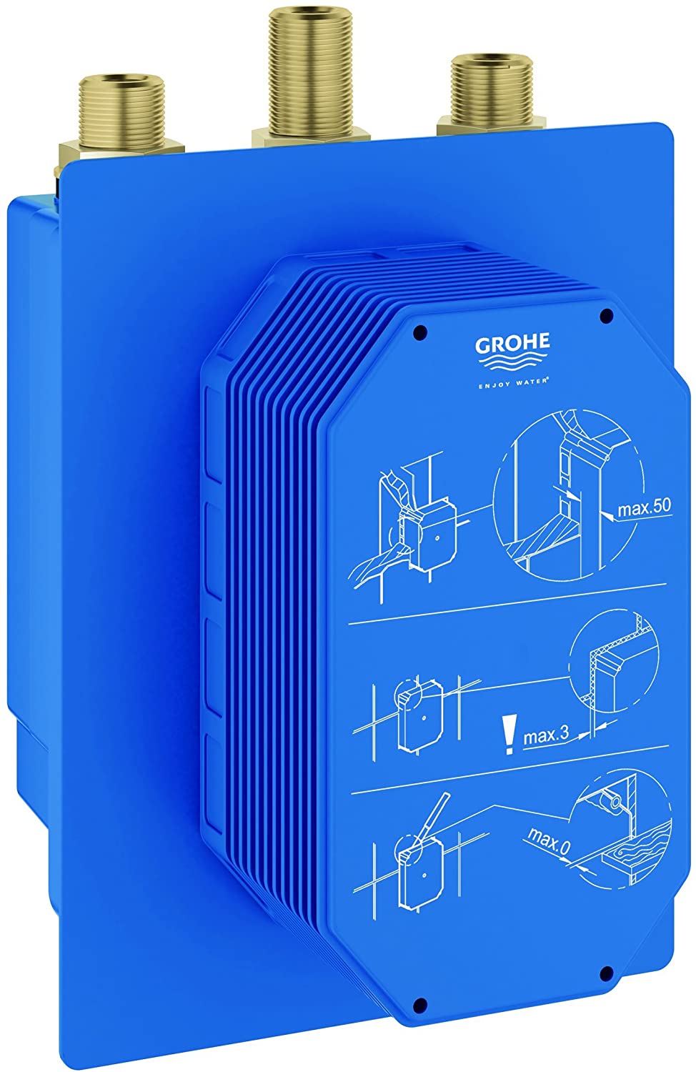 Grohe Eurosmart 36416000 This Digital Wall-Mounted Single-Lever Basin Mixer