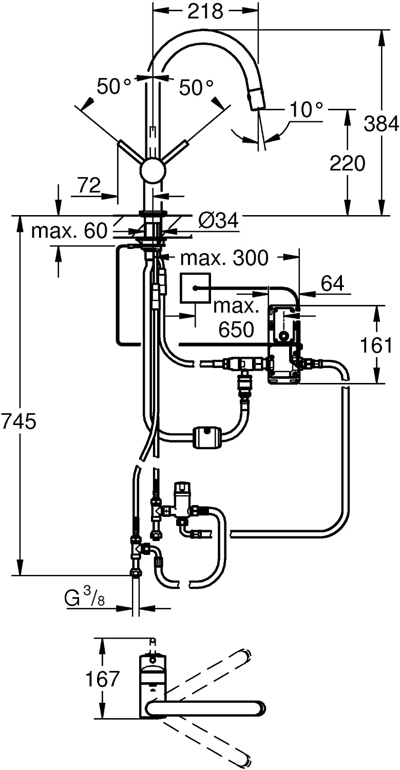 Minta Touch Kitchen Tap