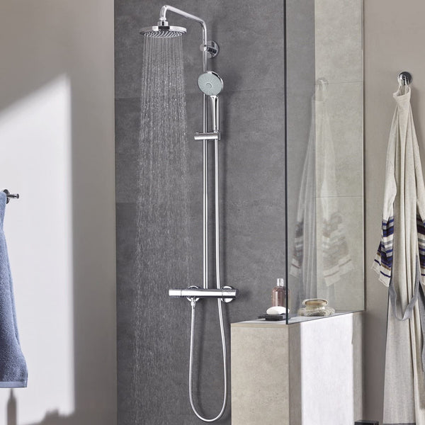 GROHE 27296001 Euphoria System 180 Shower System with Thermostat