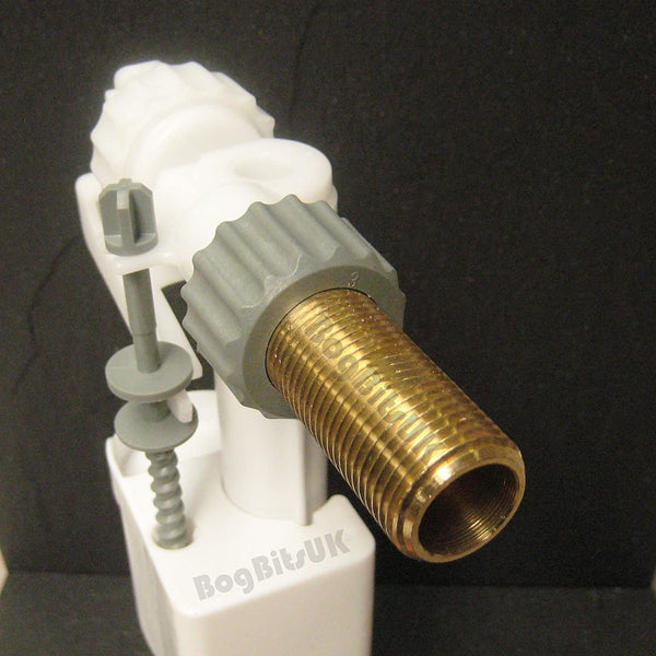 Siamp Monaco 95L 1/2" and 3/8" BSP Universal Side Inlet Cistern Fill Float Valve 30956510 Brass Thread