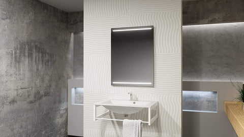 Speculo A1004 1200 x 800 mm Rectangular Illuminated Mirror, with Demister Pad.