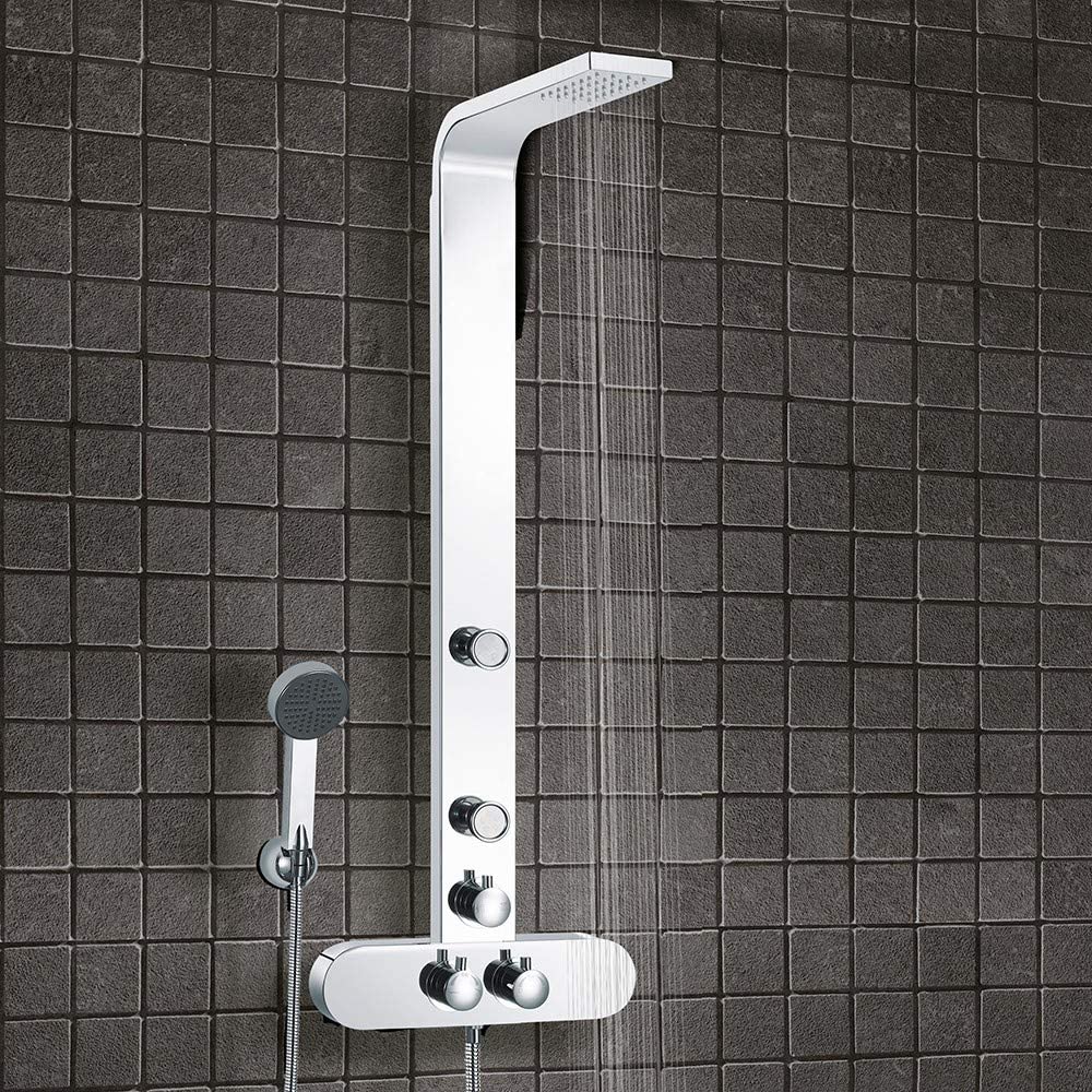 Synergy Jolie Chrome Wall Mounted Mixer Shower System