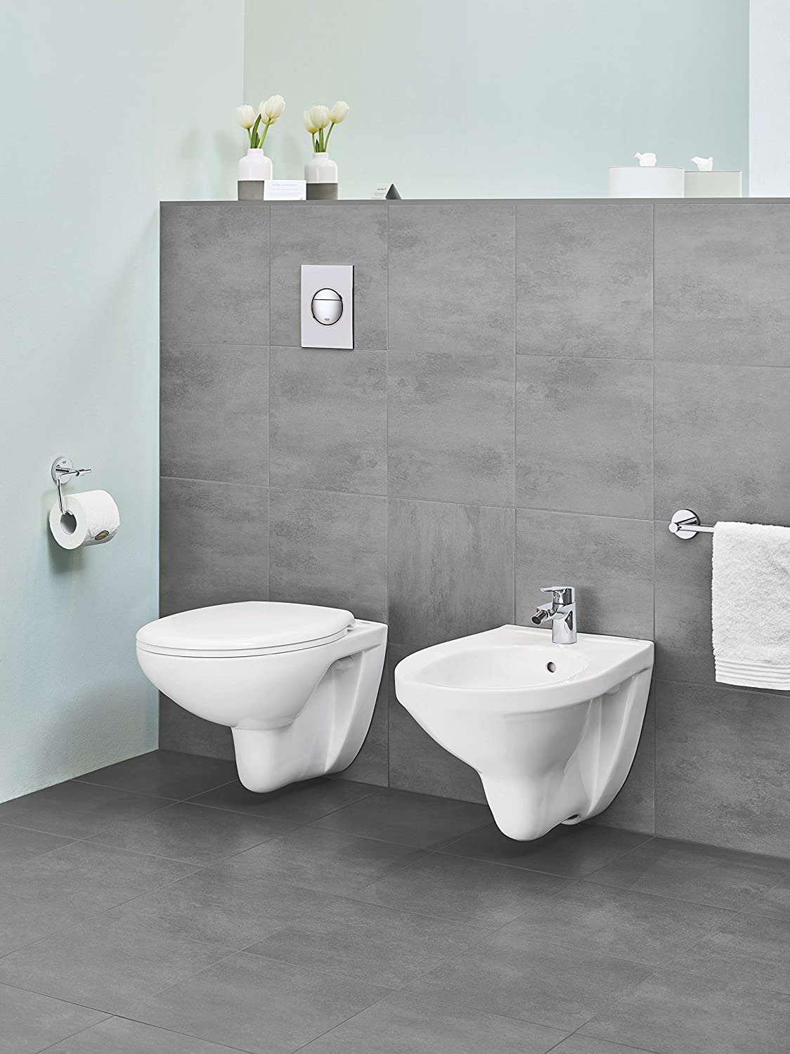 GROHE 40457001 | BAU Cosmopolitan Toilet Roll Holder