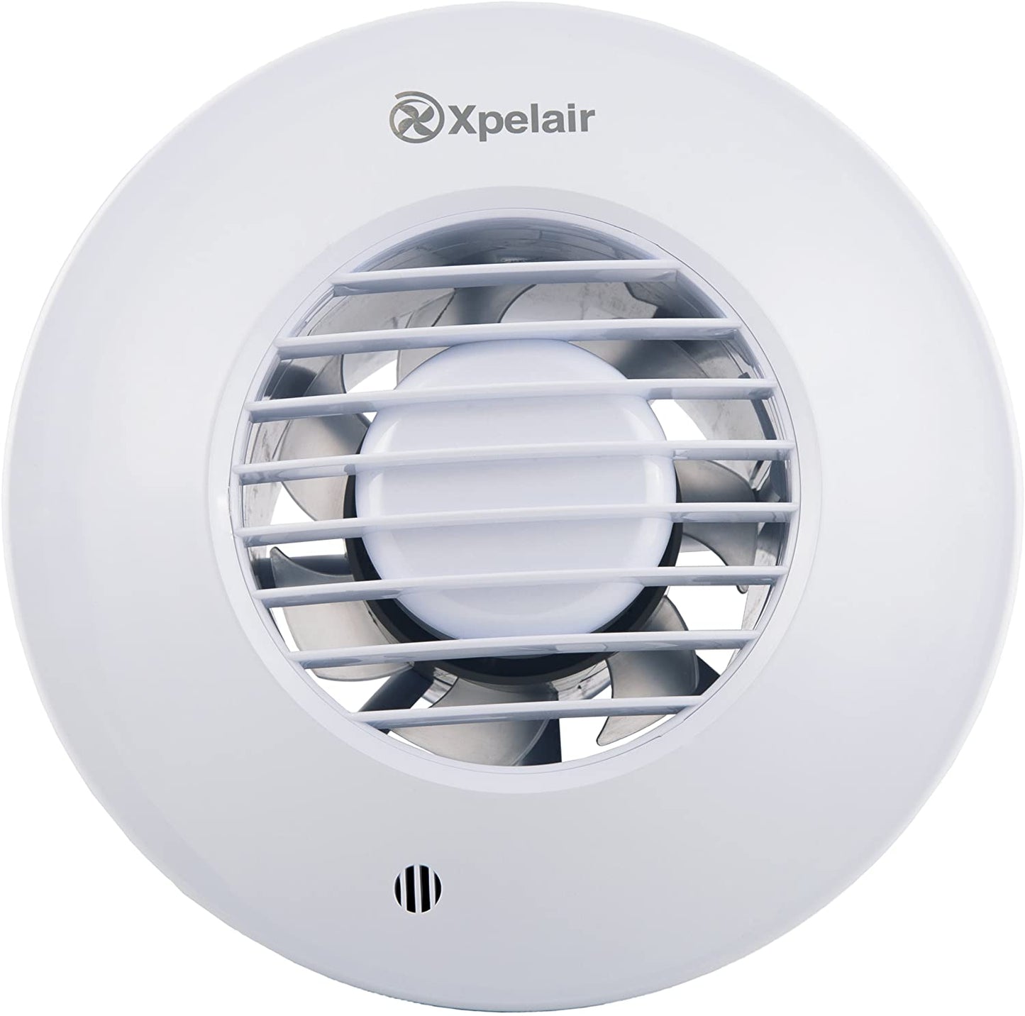 Xpelair DX100R 4-Inch Standard Round Bathroom Fan with Wall Kit