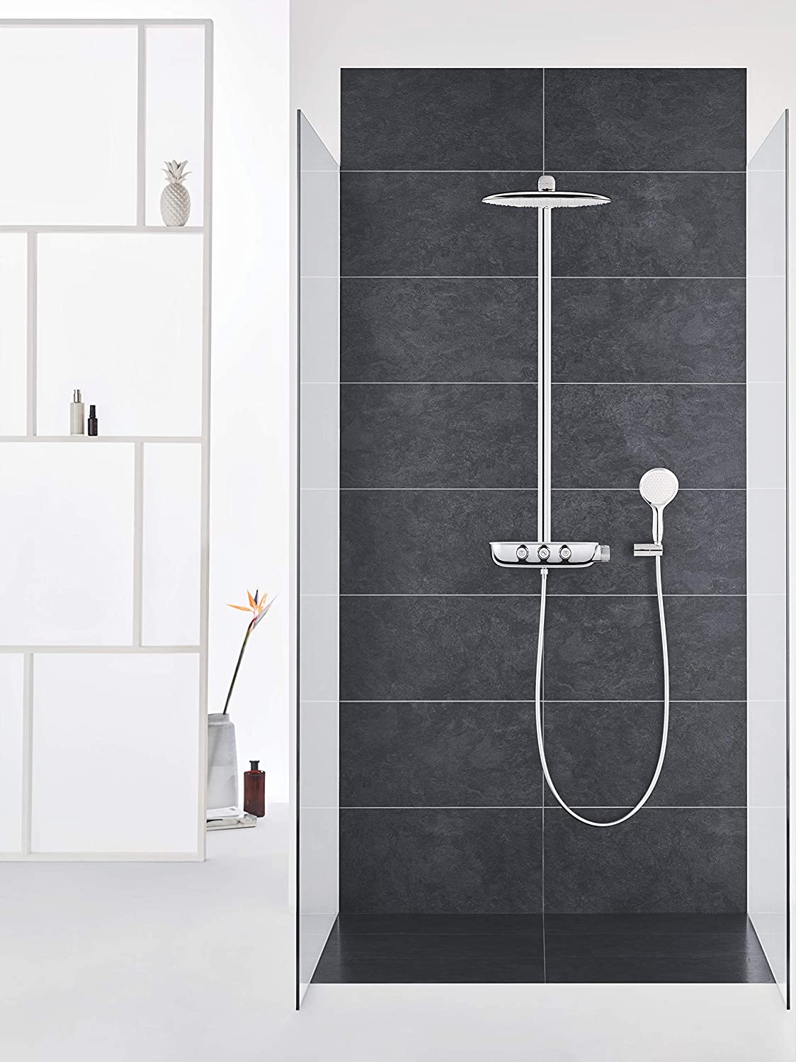 GROHE 26250LS0 SmartControl Rainshower, Moon White