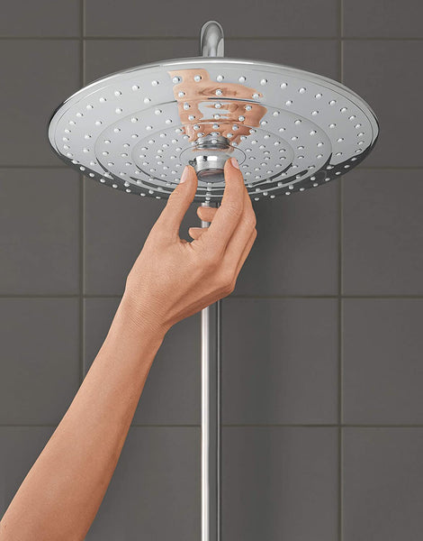 GROHE 27475001 Euphoria 260 Thermostatic Shower System with Diverter, Chrome