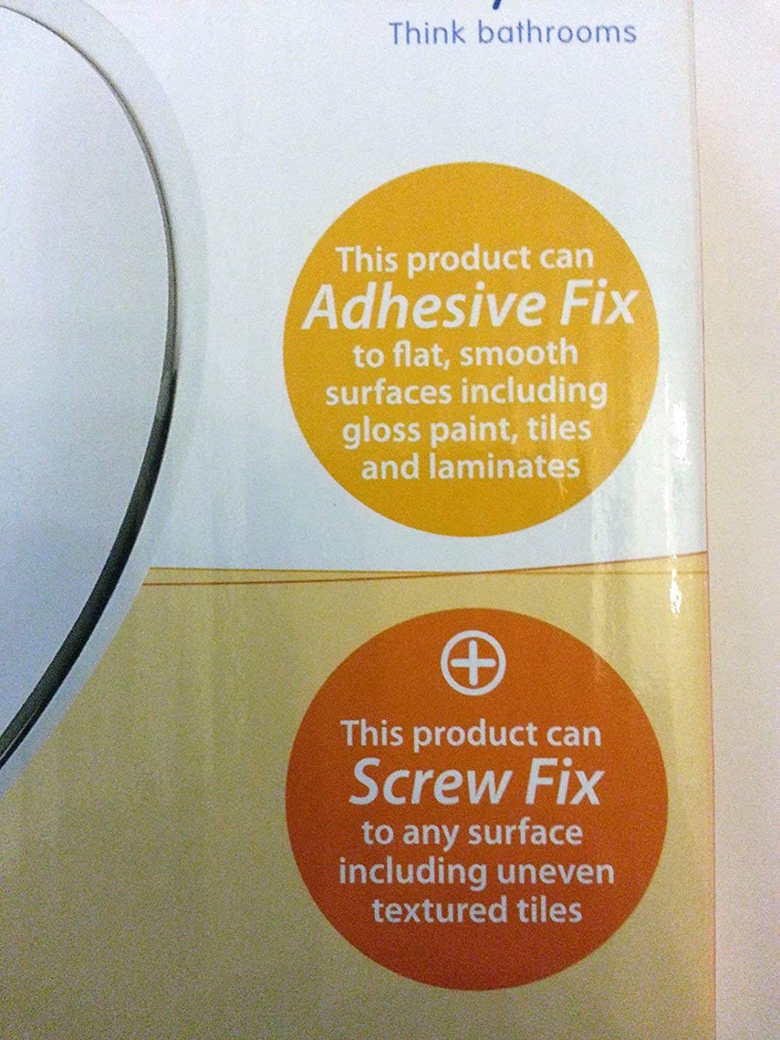 Croydex Stick-n-Lock Anti-Fog Mirror