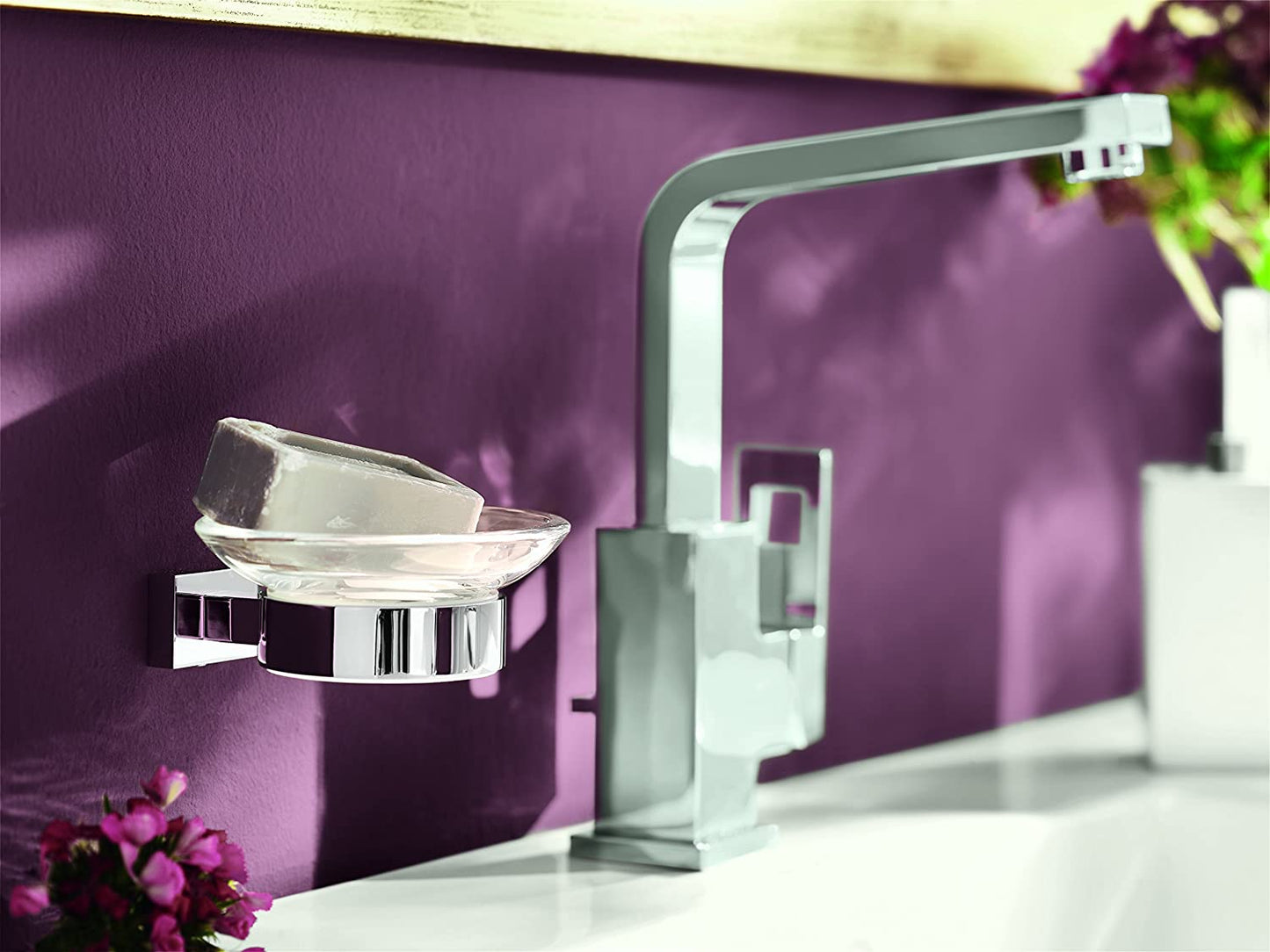 GROHE Eurocube Pillar Tap (Smooth Body, Short Spout and Ecojoy)