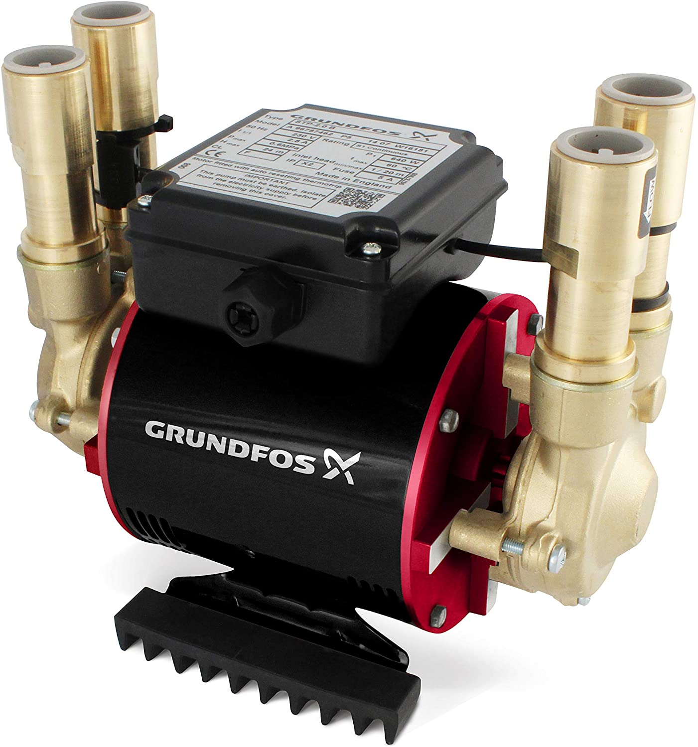Watermill Amazon STN-20 B GRUNDFOS STP-2.0B 2.0BAR Twin Impeller Shower Pump