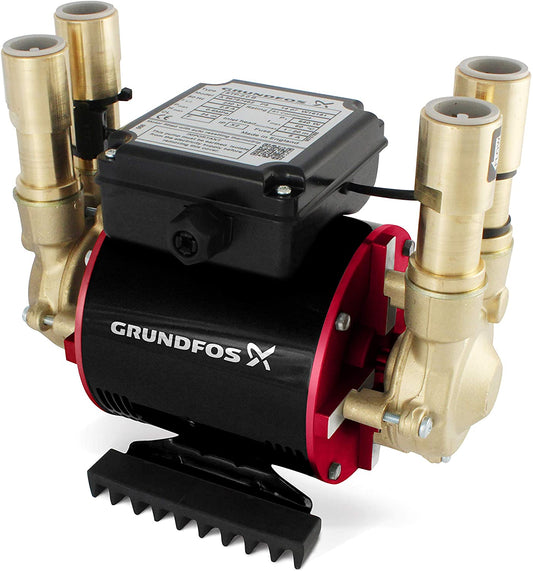 Watermill Amazon STN-20 B GRUNDFOS STP-2.0B 2.0BAR Twin Impeller Shower Pump