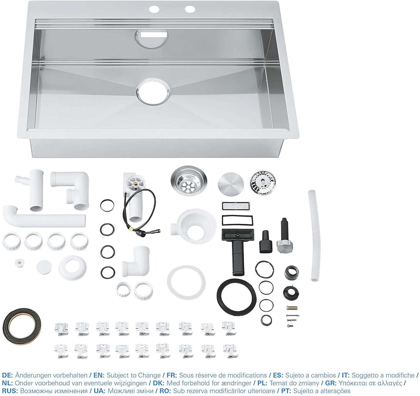 GROHE 31584SD0 | K800 Sink 1.0 bowl 79cm | Stainless Steel