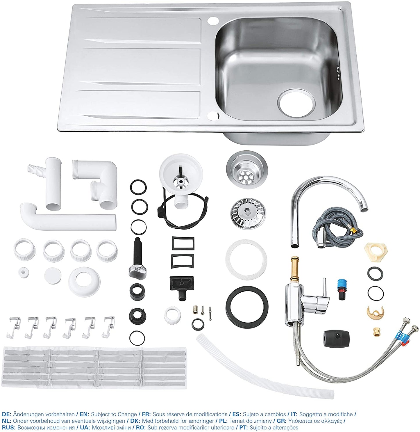 GROHE 31570SD0 | K400 Kitchen Sink & Concetto Tap Bundle