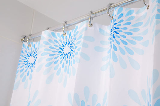 Croydex Water-Resistant Textile Shower Curtain